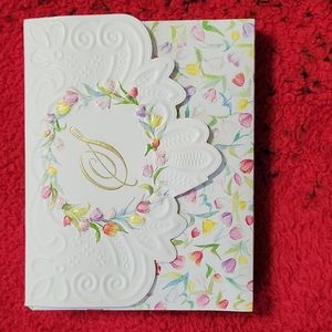 Monogram Note Card by Carol Wilson